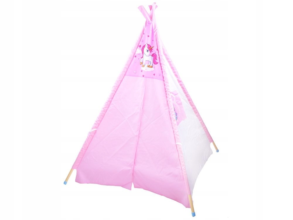 namiot z różowym jednorożcem wigwam Tipi | ZA3555 — 8