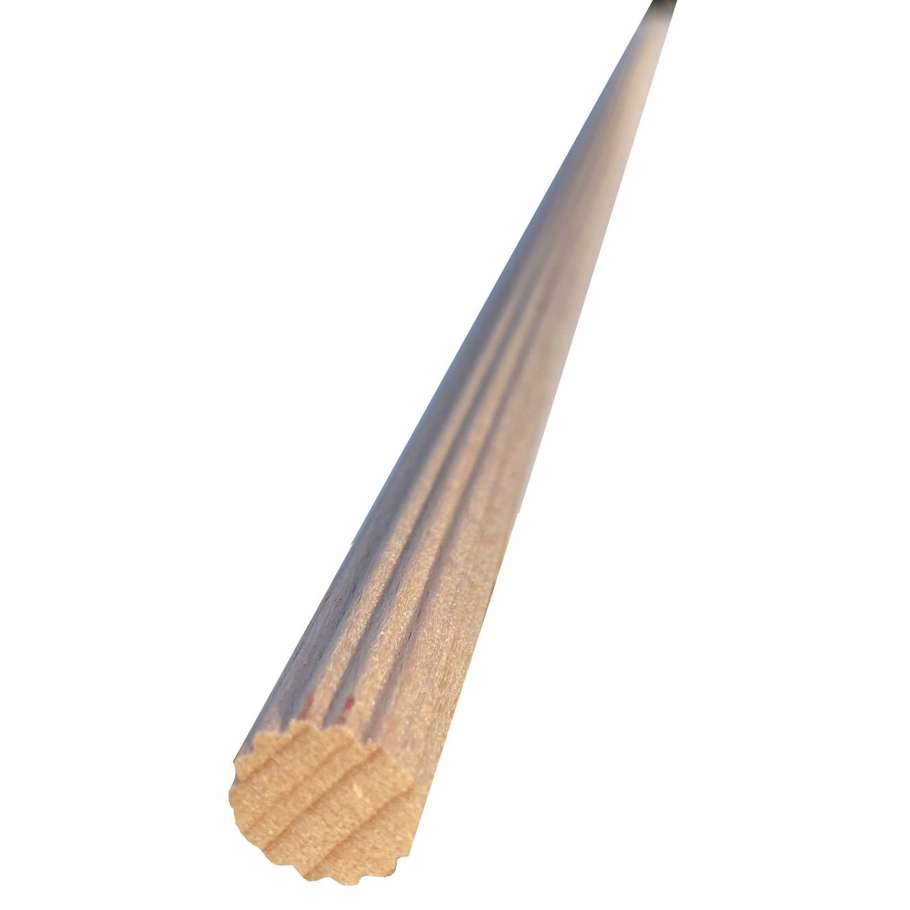 

Kołek bukowy ryflowany 33 cm 12 mm drążek drewno