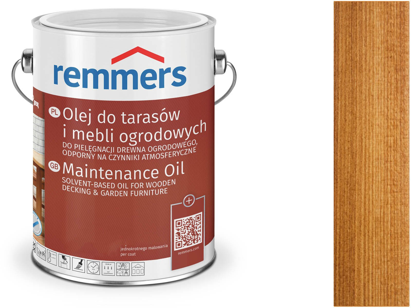 

Remmers Pflege-ol olej do tarasu 100ml Teak
