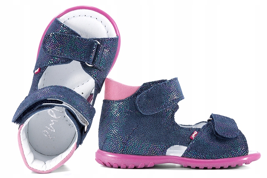 

Emel E2431E Sandałki Dziewczęce Sandały granat 20