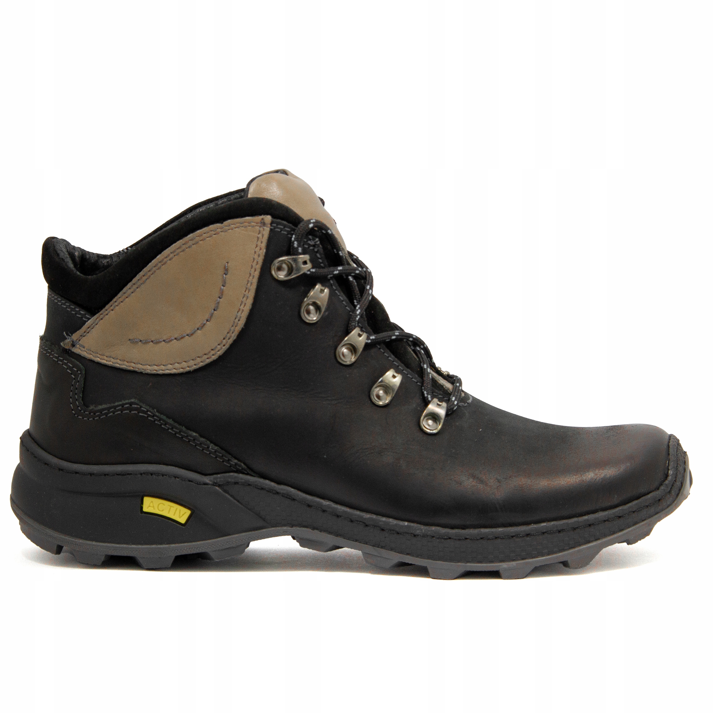 Pánské zimní zateplené trekové boty Polské t21 černé 41