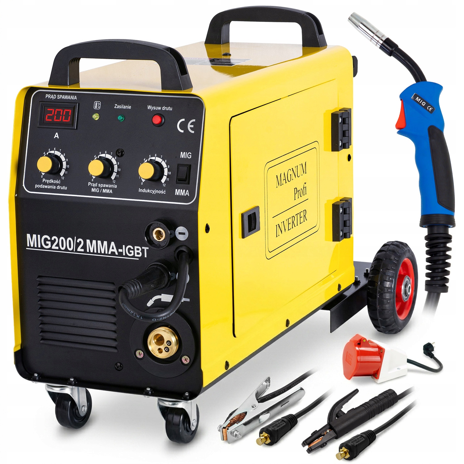 Spawarka Migomat Magnum Mig 200/2 Mag 230V 400V 200A