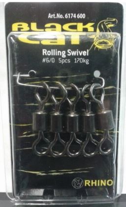 Black Cat Rolling Swivel 6/0 170kg