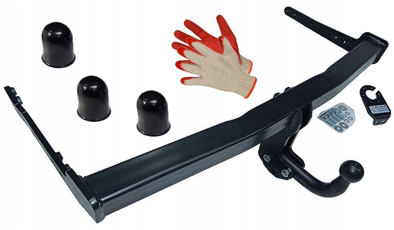 2000kg+90kg HAK HOLOWNICZY+OSŁONKI do VOLKSWAGEN VW GOLF 7 VII od2012 HTB Rodzaj kuli Odkręcana