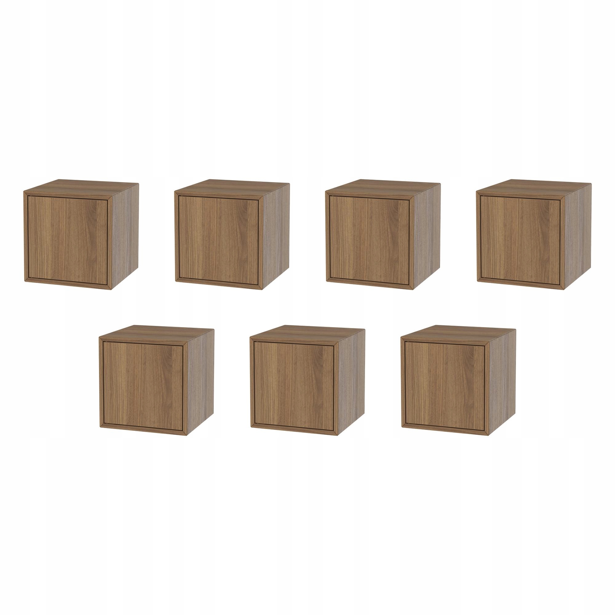 7 ks Eket Skříňka s dveřmi hnědá 35x35 cm, moderní design