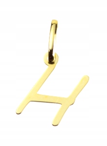 

Literka "h" Zawieszka Złota 333