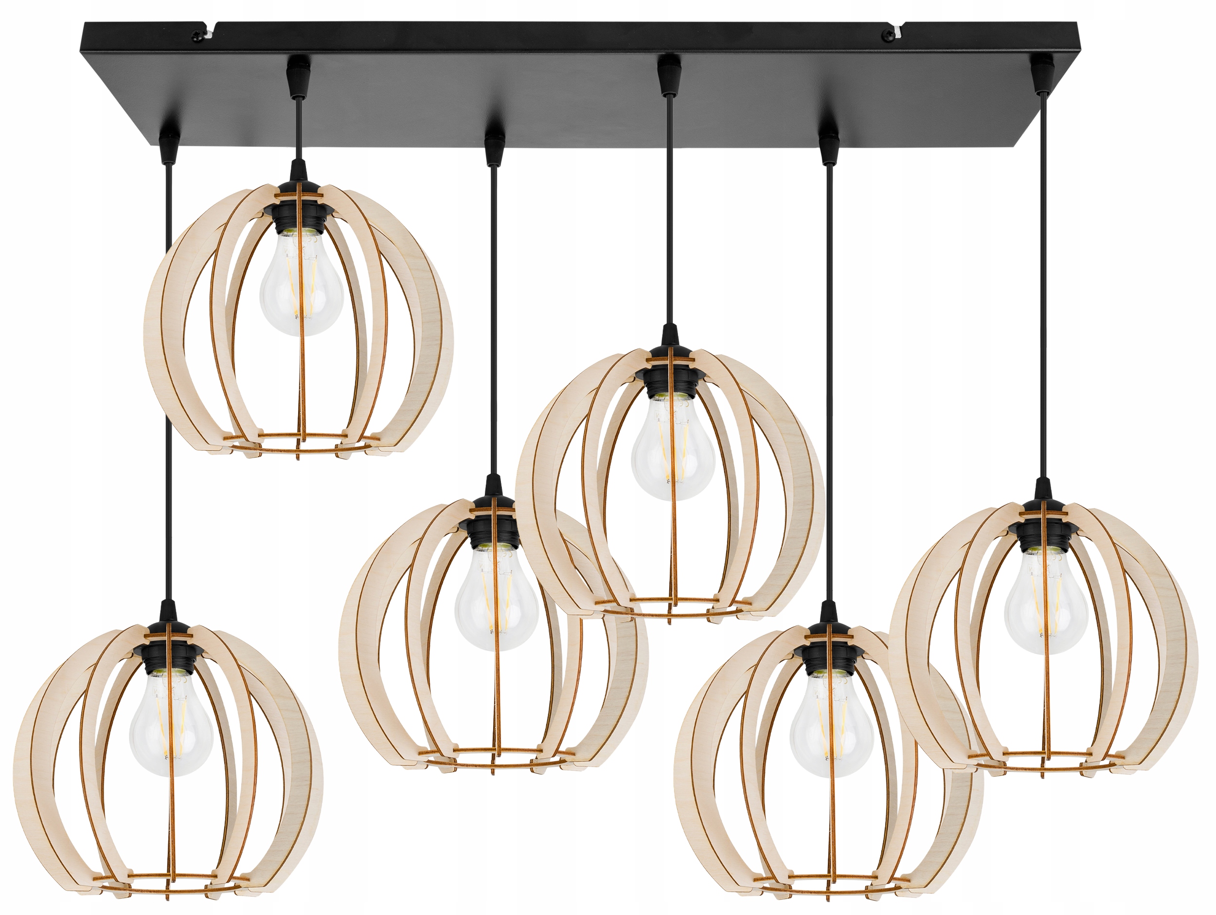Závěsné Stropní Svítidlo Dřevěný Lustr Moderní Boho Do Kuchyně