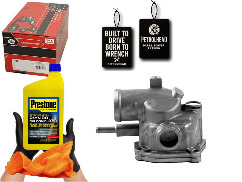 Termostat Mercedes Sprinter Vito Gates #Petrolhead Pro+ Kit5