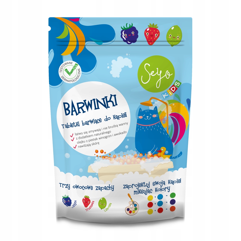 

Seyo Kids Barwinki Do Kąpieli MIX 9 Szt