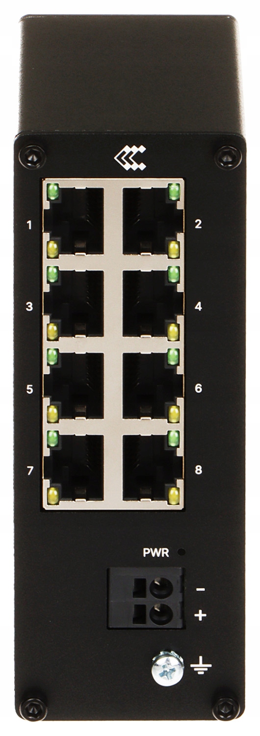 Teltonika 8-PORTOVÝ Průmyslový Switch Na Din Listu