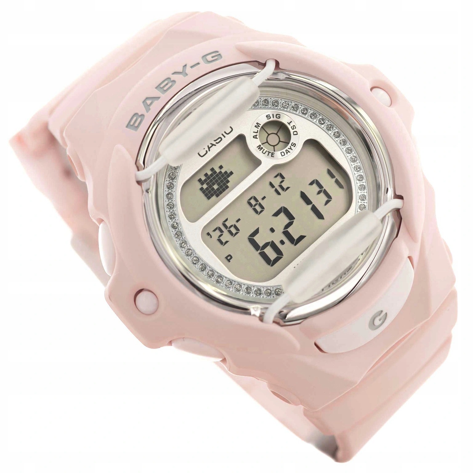 Dámské Hodinky Casio BG-169KB-4ER Baby-g Růžové S Páskem 200 M