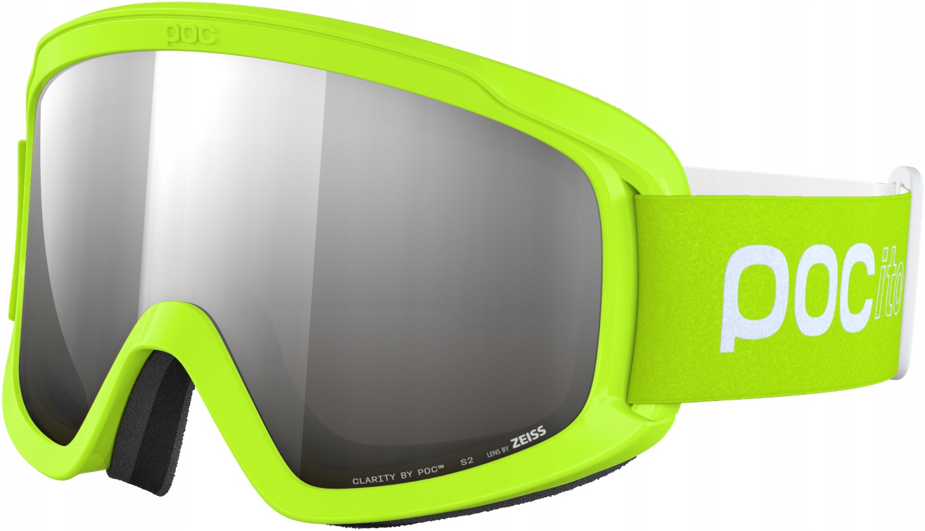 Dětské lyžařské brýle Poc POCito Opsin Clarity Silver S2 Fluo Ylw/Grn