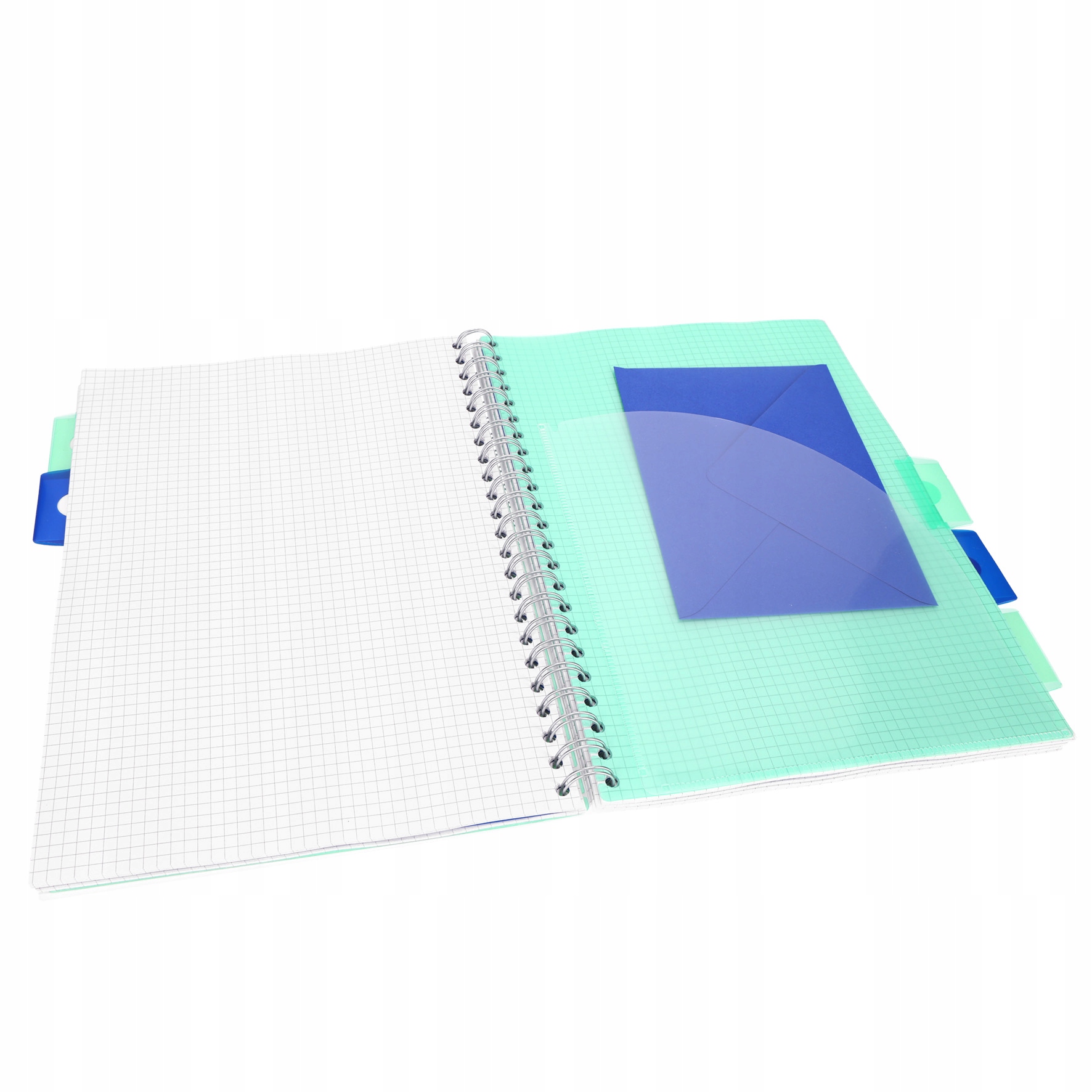 Kołozeszyt w kratkę A4 morskiz przekładkami Pukka Pad Project Seafoam Marka Pukka Pad