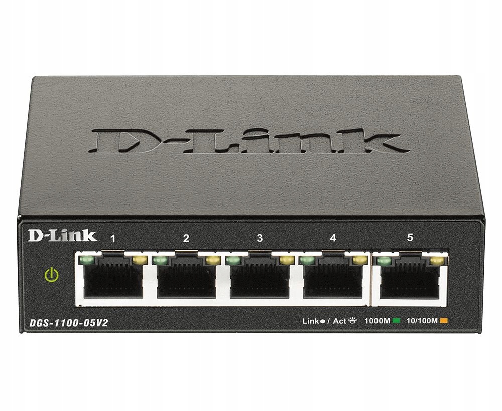 Przełącznik D-Link DGS-1100-05V2 Smart Managed 5-Port Gigabit L2