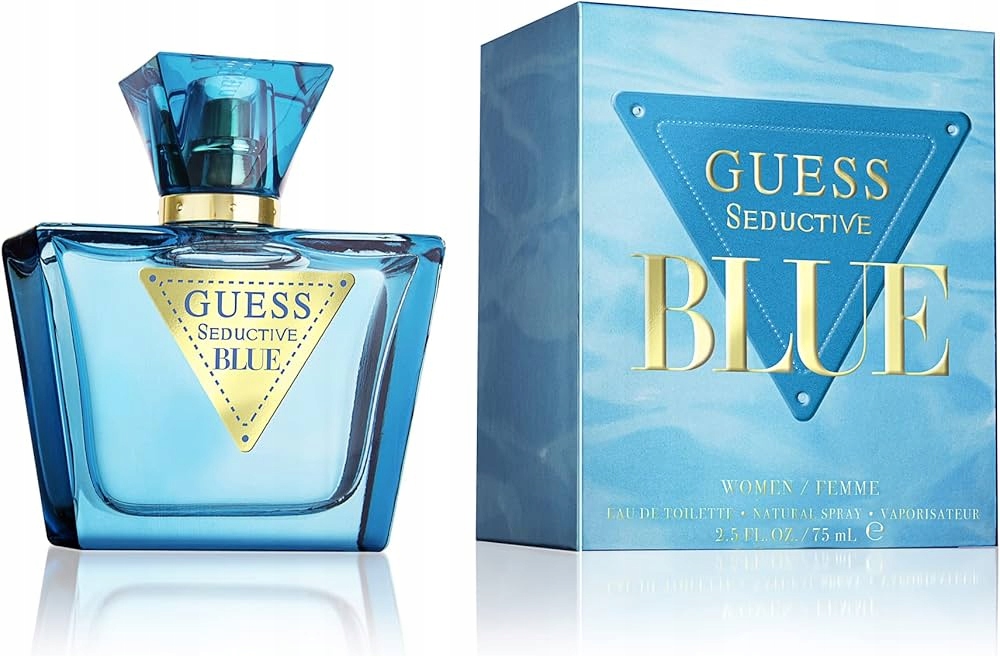 Perfumy Damskie Guess Seductive Blue Edt 75 ML. Oryginał Folia