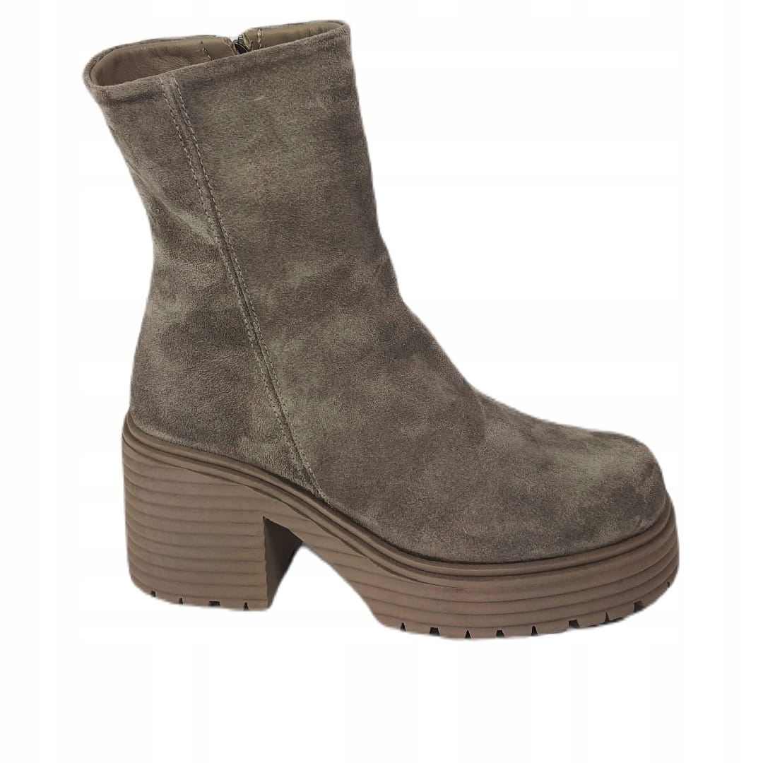 Dámské kotníkové boty Boccato 452.7500 Taupe 40, Taupe