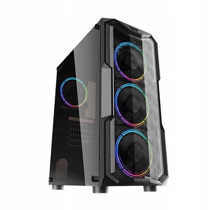 Skříň pro počítač Darkflash Aquarius Acrylic Midi Tower Atx Černá