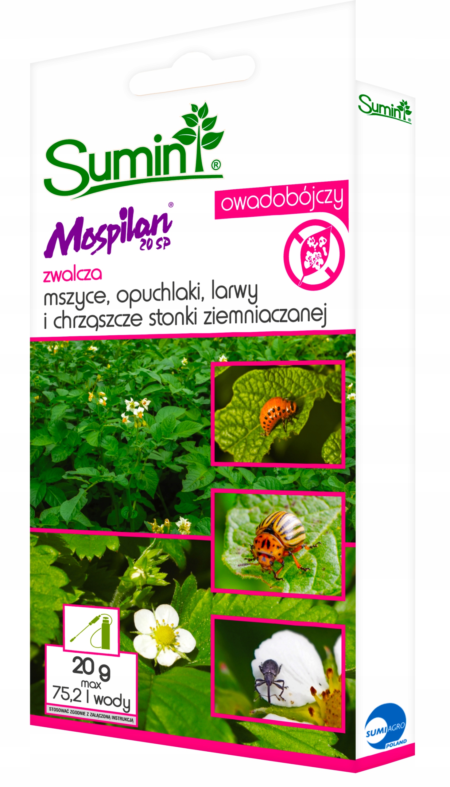 

Sumin Mospilan Na Mszyce Szkodnik Warzyw Owoc 20G