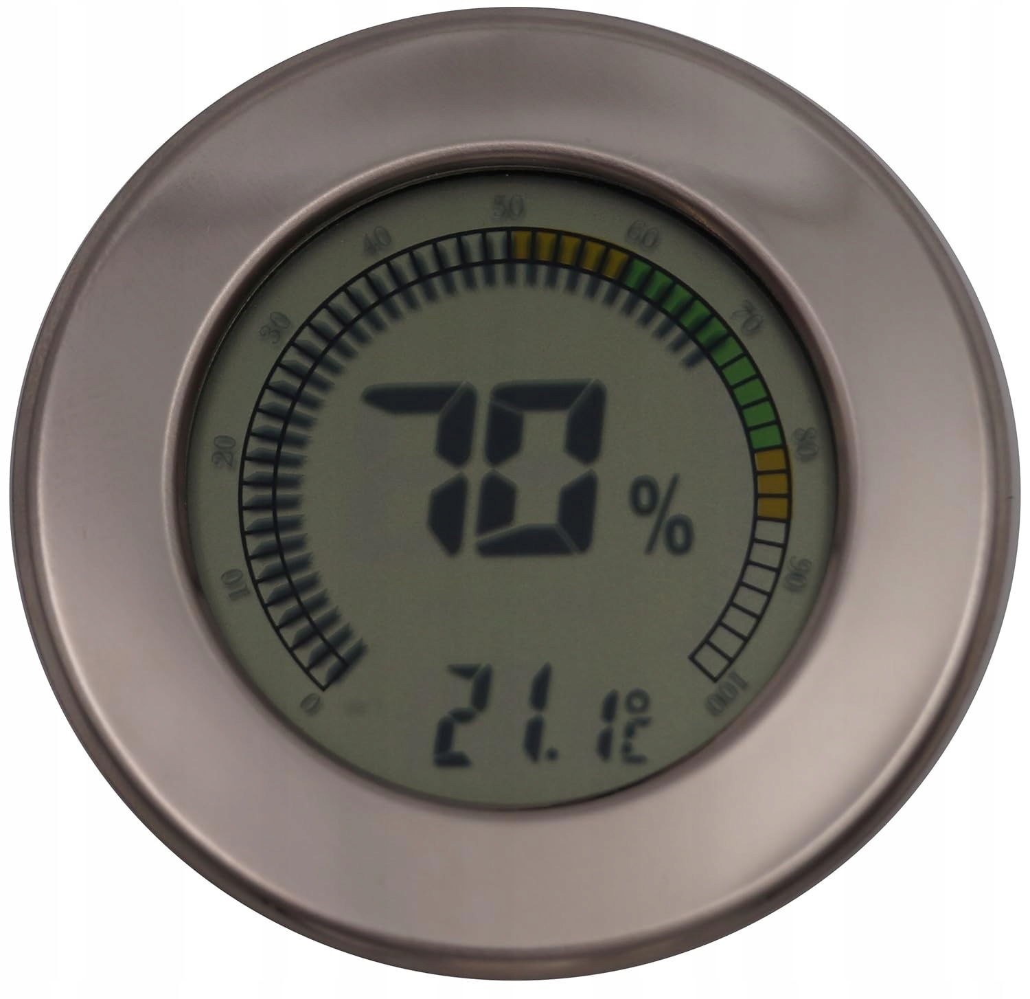 Digitální vlhkoměr pro humidor Germanus s kalibrací a kulatý teploměrem