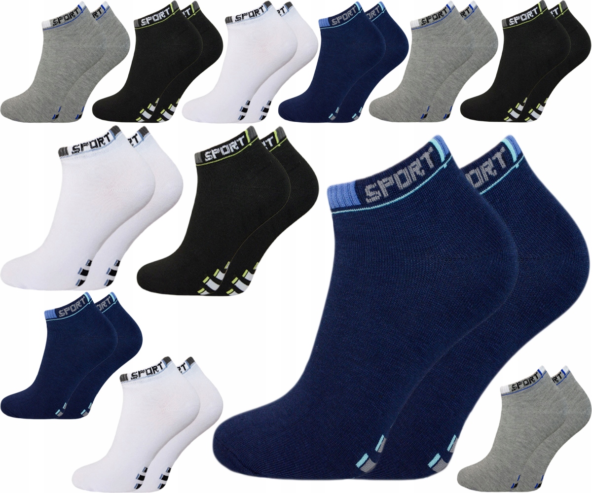 

12x Stopki męskie Skarpety Bawełniane 43-46