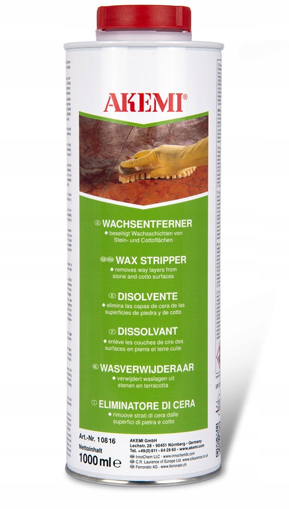 Odstraňovač Mastných Vosků Wax Stripper Odstraňovač Vosku Akemi 1 L