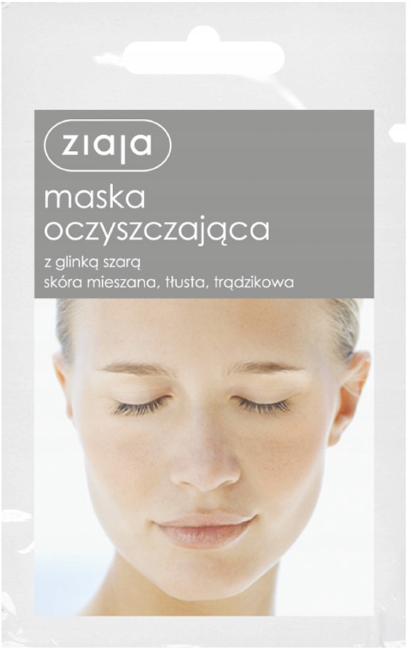 

Ziaja Maska oczyszczająca szara glinka Skór tłusta