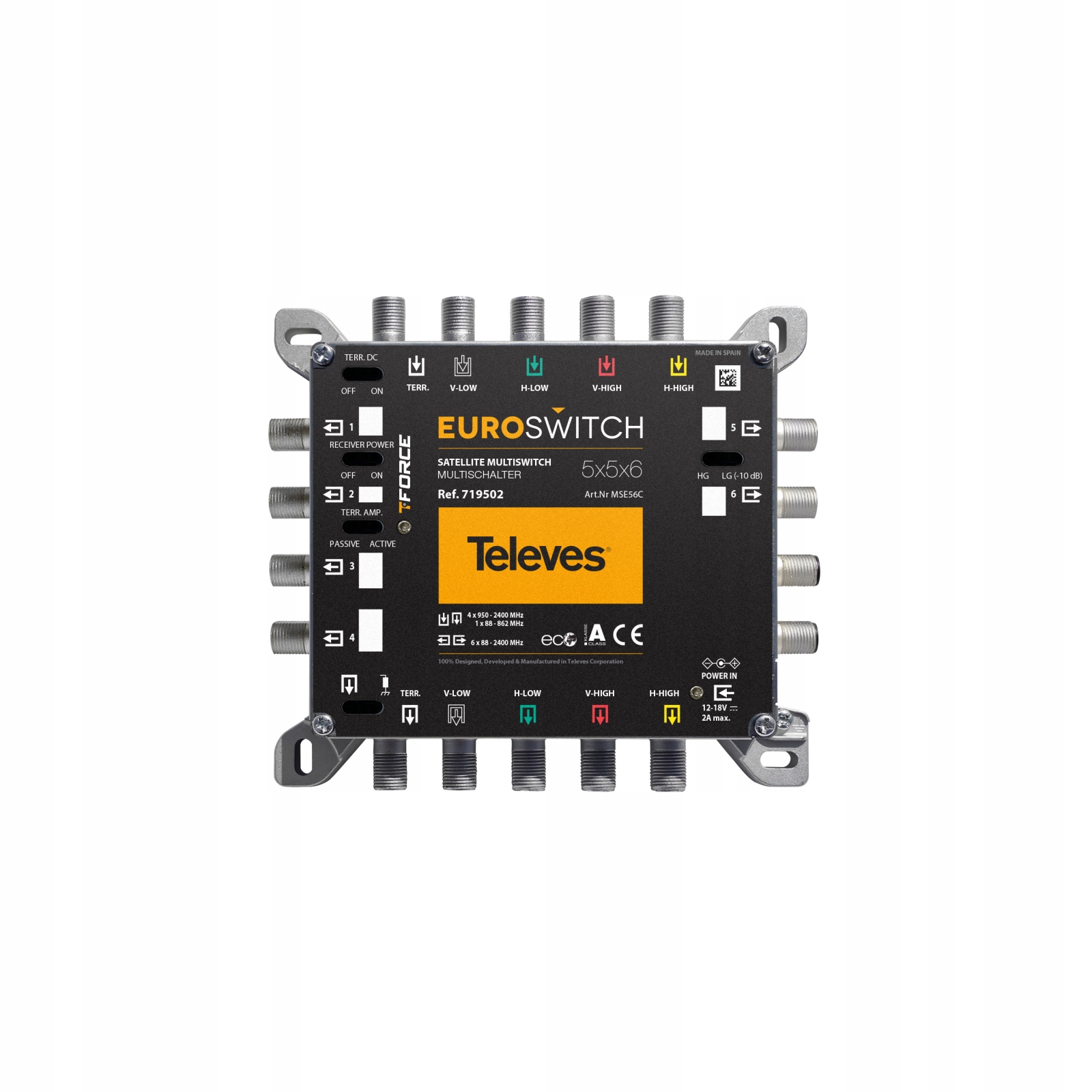 Multiswitch TELEVES 5x5x6 Quattro 714502