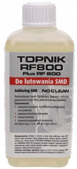 

Płynny Topnik Flux RF800 Do Lutowania 100ml