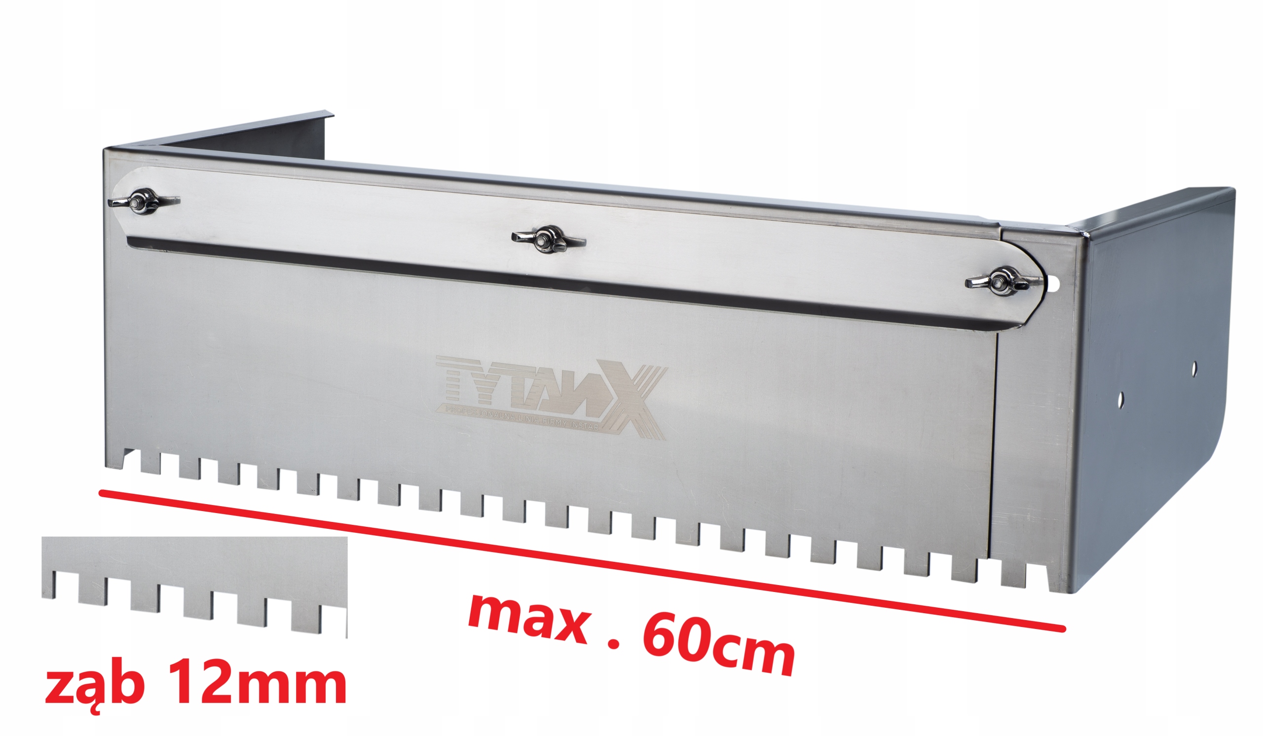 TYTANX SLIDE 12 REGULOWANA PACA ZĘBATA Z OSŁONAMI max. 600mm - INSTAR