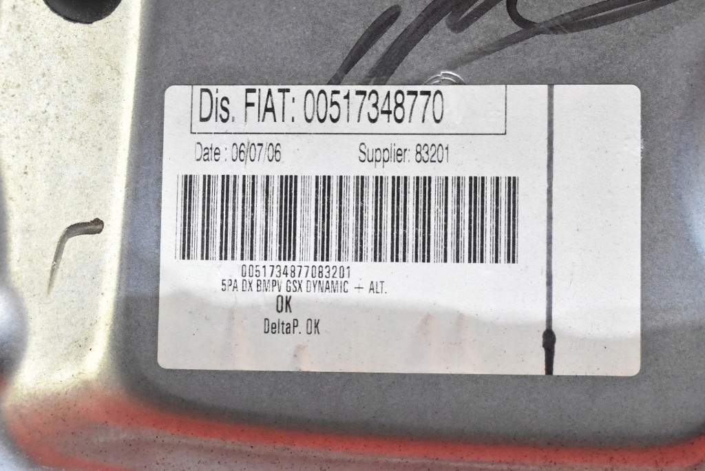 window regulator right front EU 00517348770 FIAT IDEA 1 and 03-20