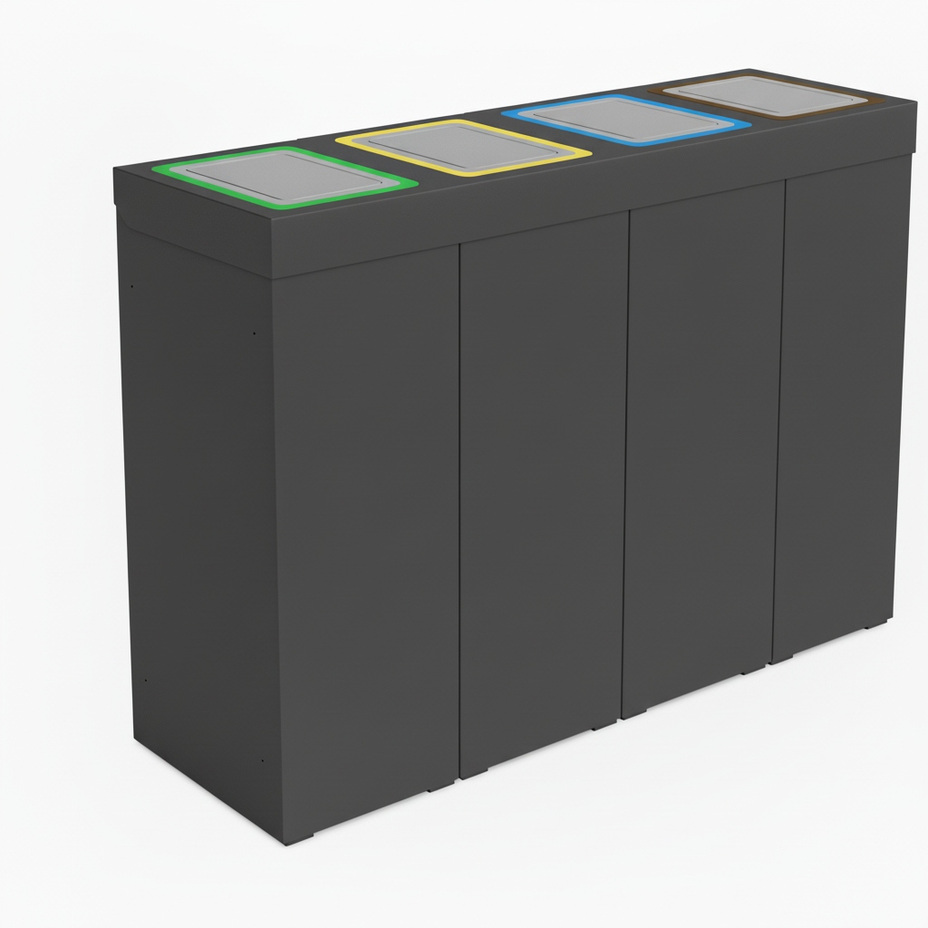 Levně Odpadkový koš Deneb Levanto Pro antracit