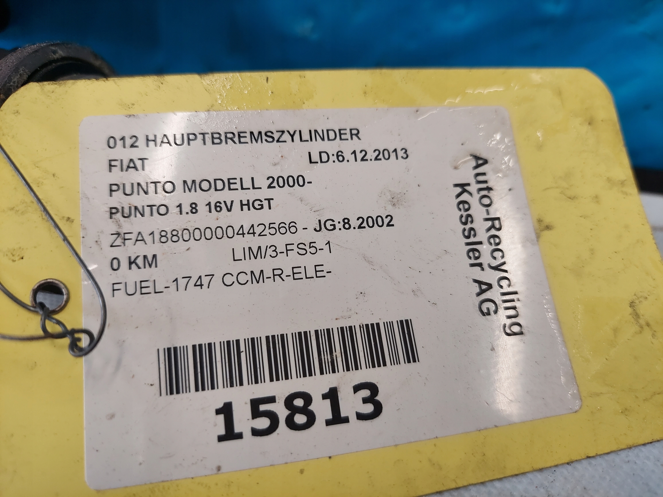 Servofreno PUNTI II 1.8 HGT BOSCH 60488