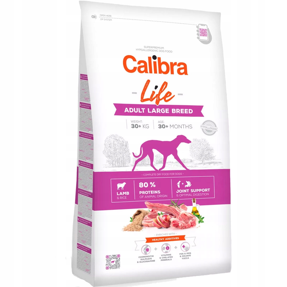 Levně Calibra Dog Life Adult Large Breed Lamb 12 kg