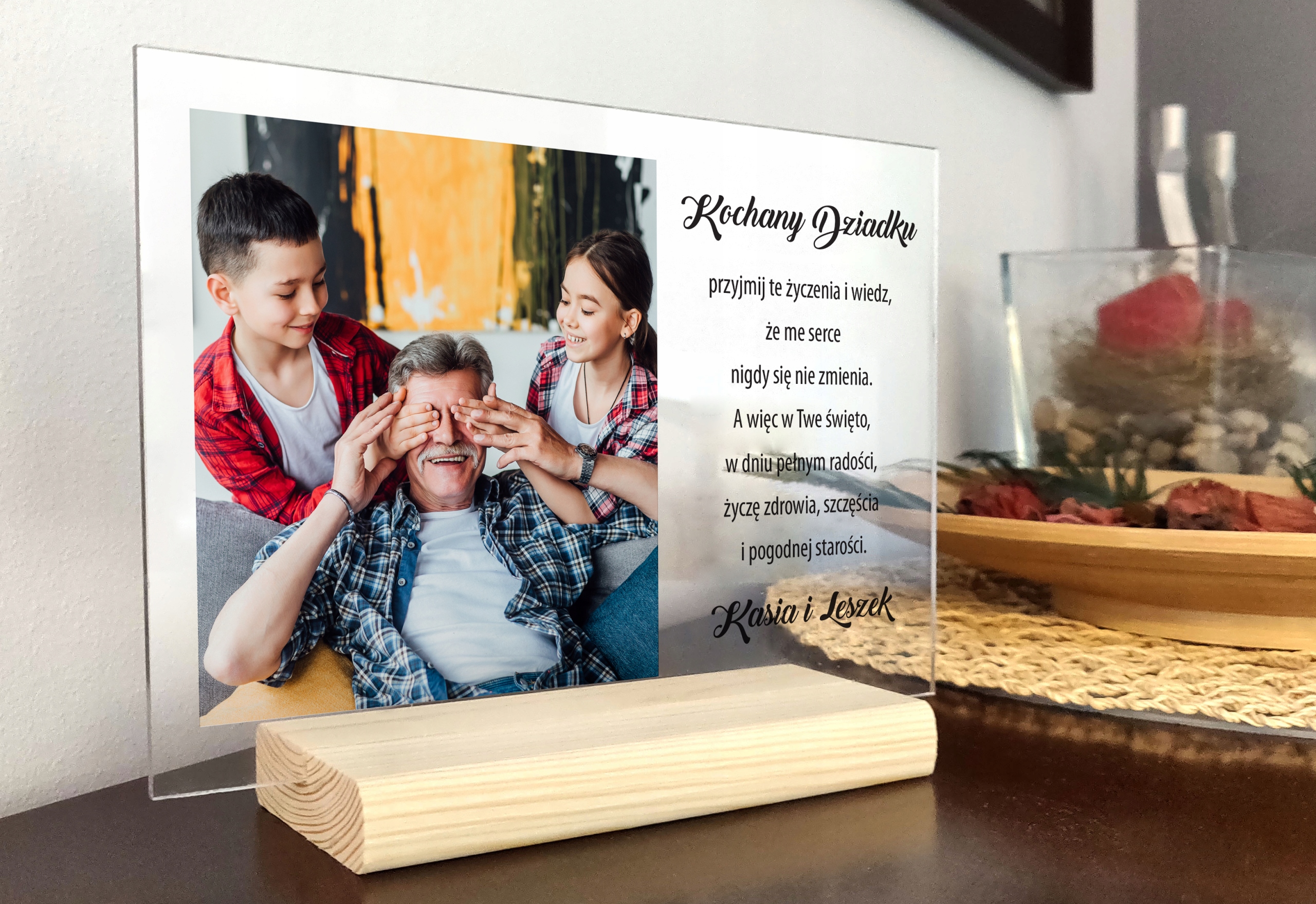 Prezent ramka na DZIEŃ BABCI I DZIADKA dla Dziadków poziom Marka inna