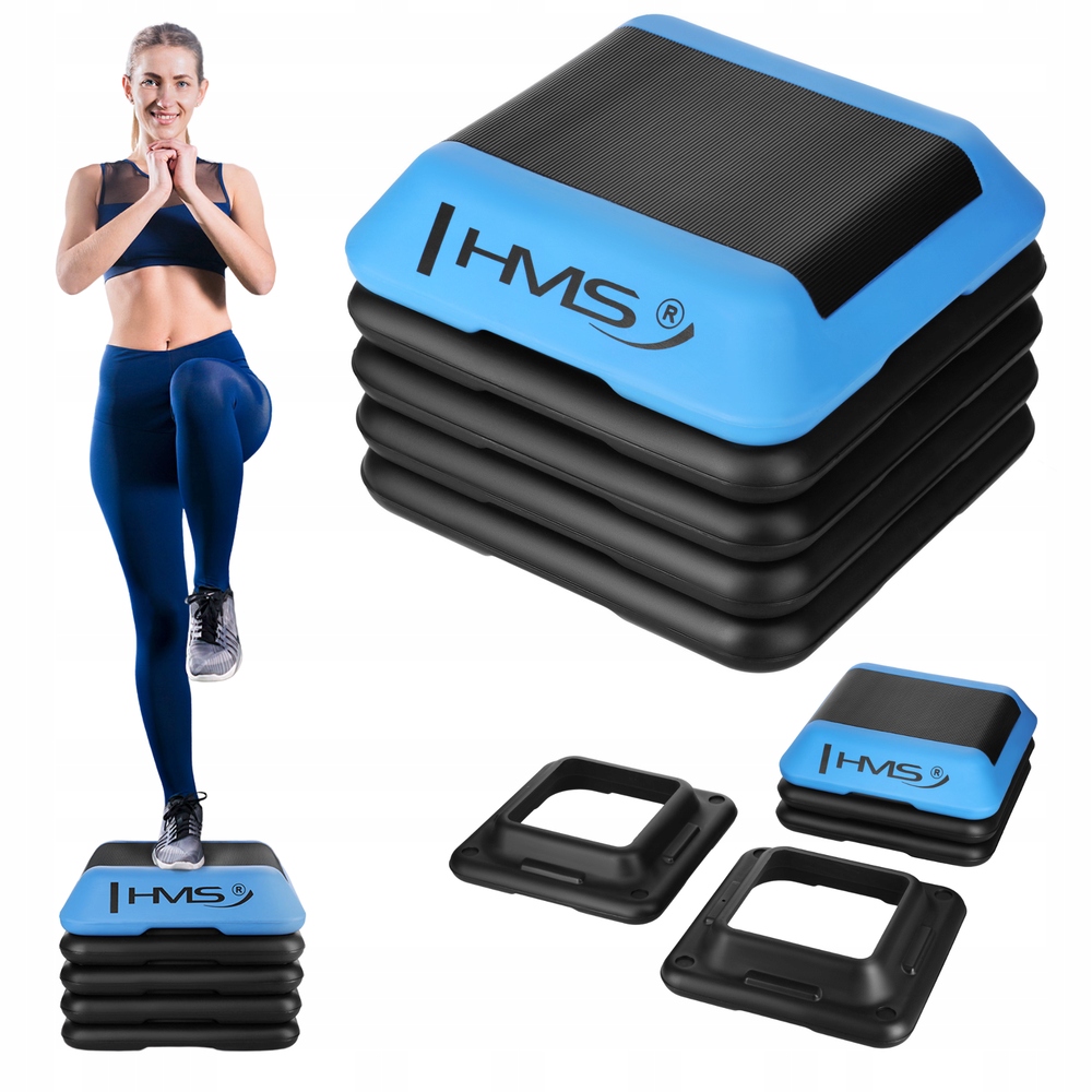 Mini stepper pro cvičení, trénink, fitness, aerobik, nastavitelná výška 5 stupňů