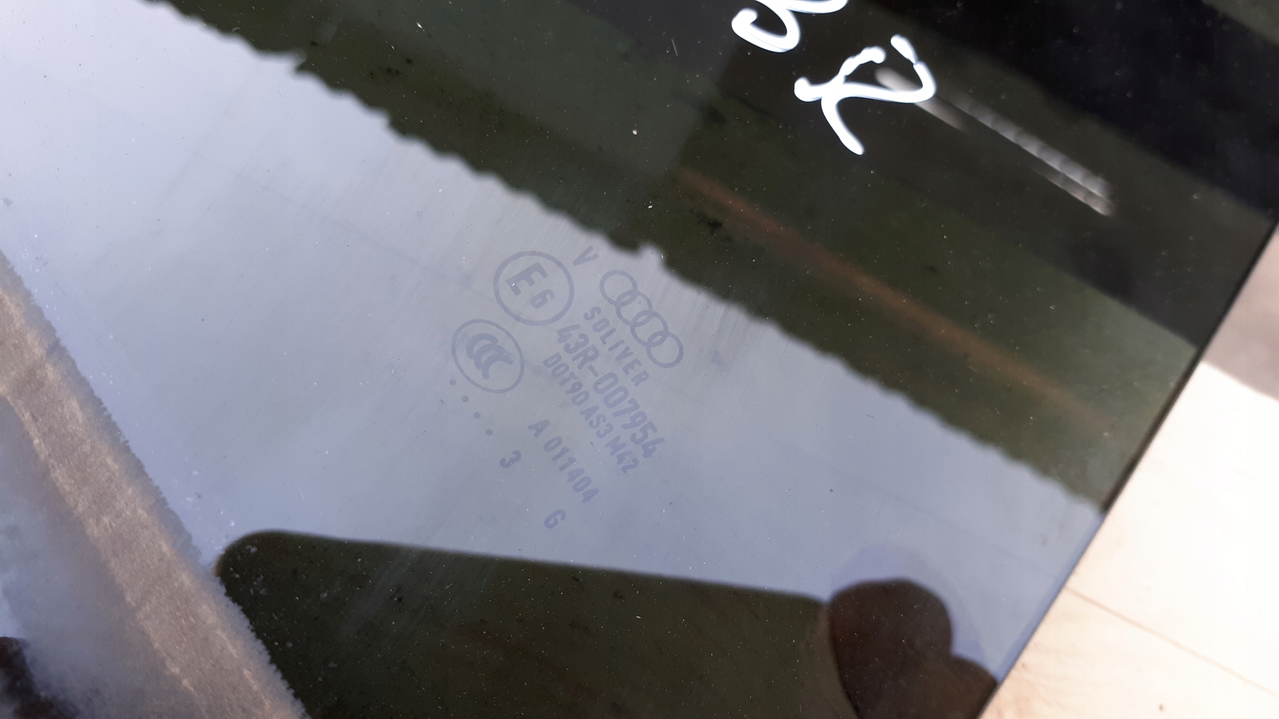 A7 4G S7 window door right right rear part AS3 13R 2013