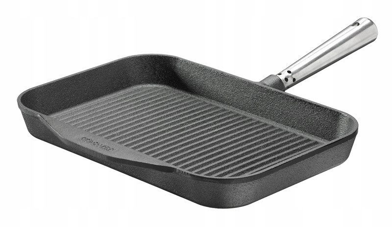 Patelnia grillowa żeliwna prostokątna duża 22x32 cm Professional Skeppshult