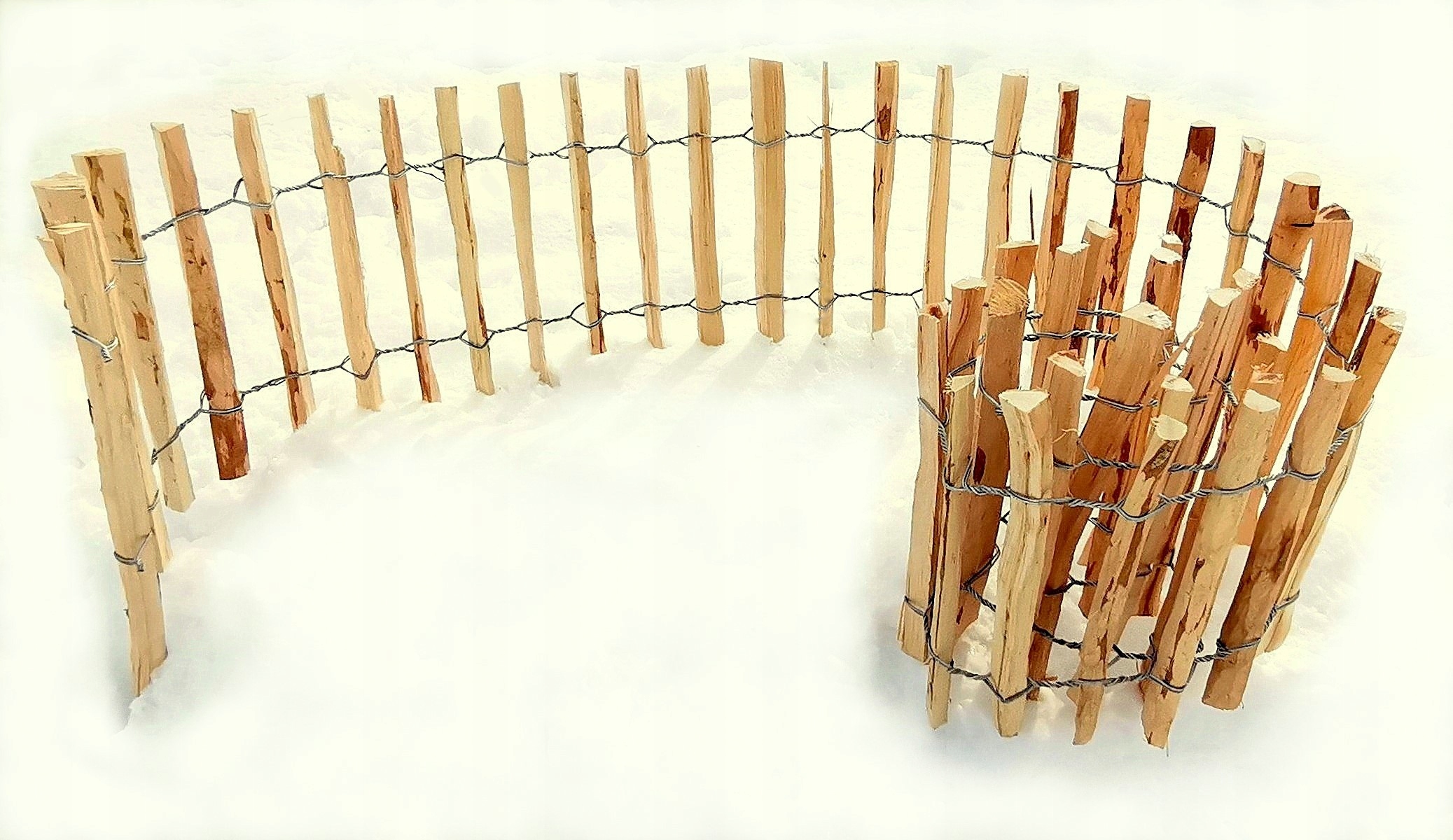 

Płotek leszczynowy Palisada Ogrodzenie Leszczyna