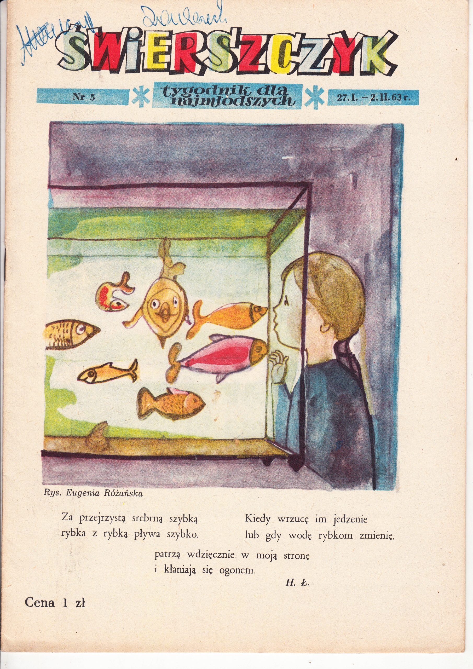 Świerszczyk nr.5 27.I.-2.II.1963r.