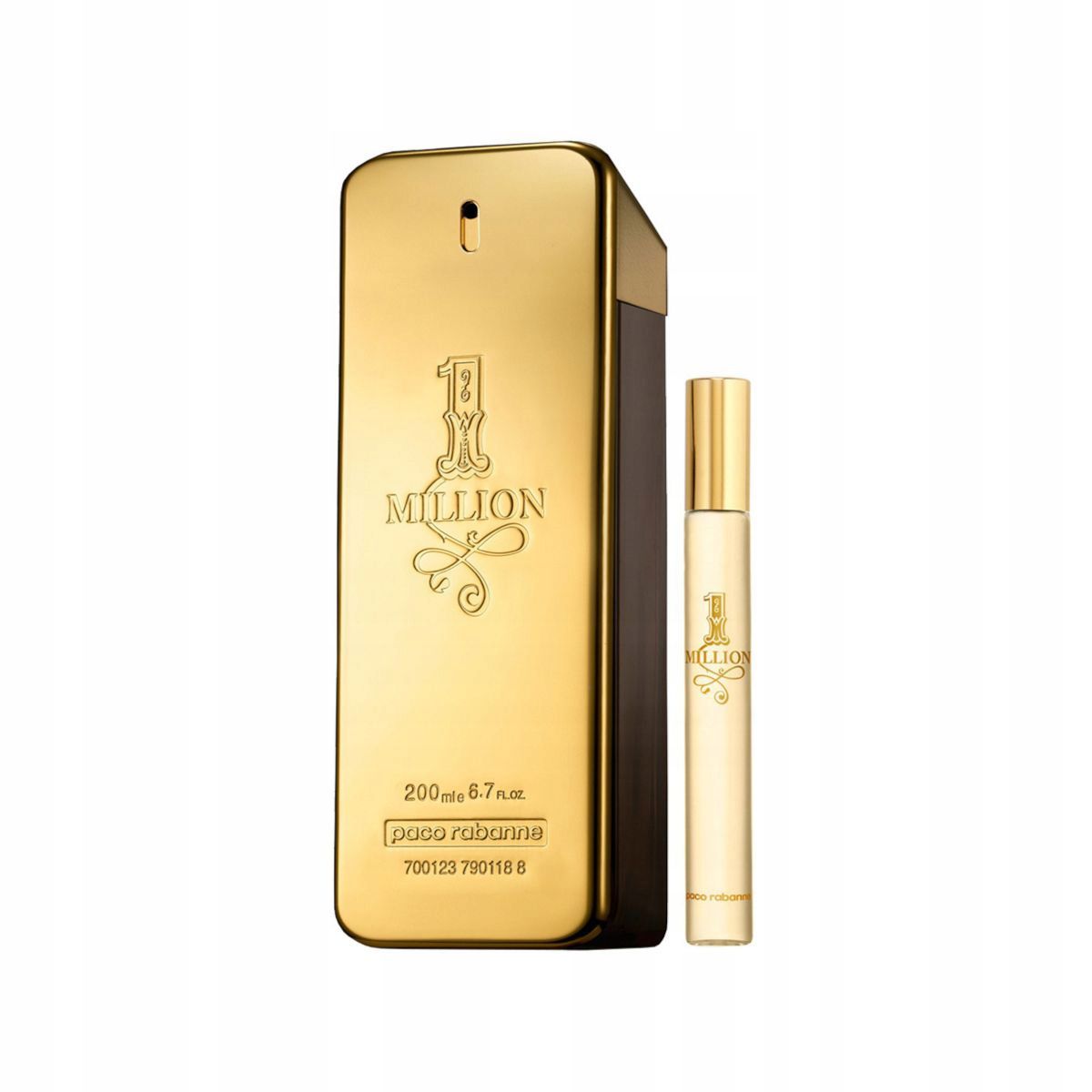 Paco Rabanne 1 Million 200 ML Edt Sprej 10ML Edt Cestovní Sprej Dárková Sada