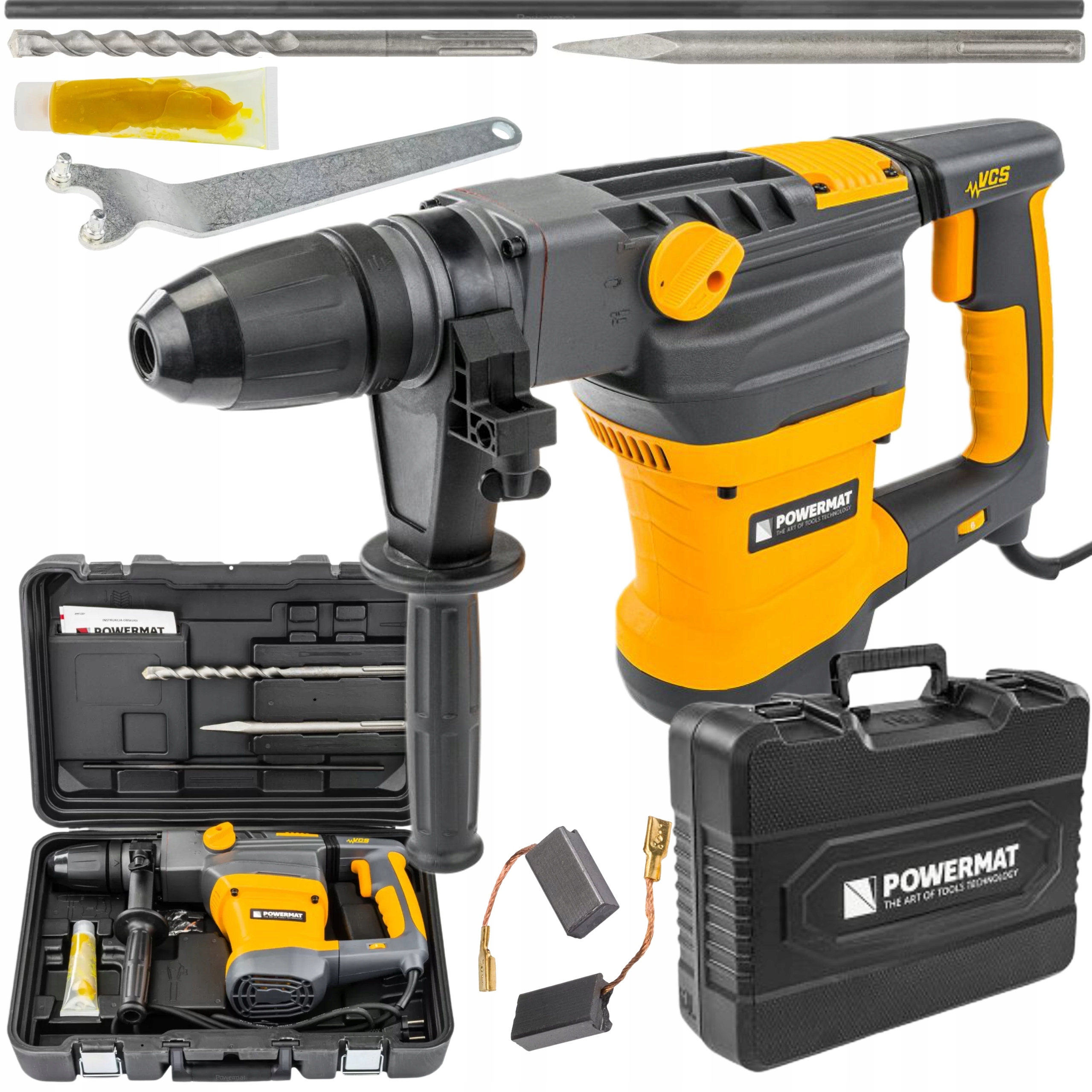 Vrtací Kladivo Sds Max 2800W 18J Kufr Sada Regulace Otáček