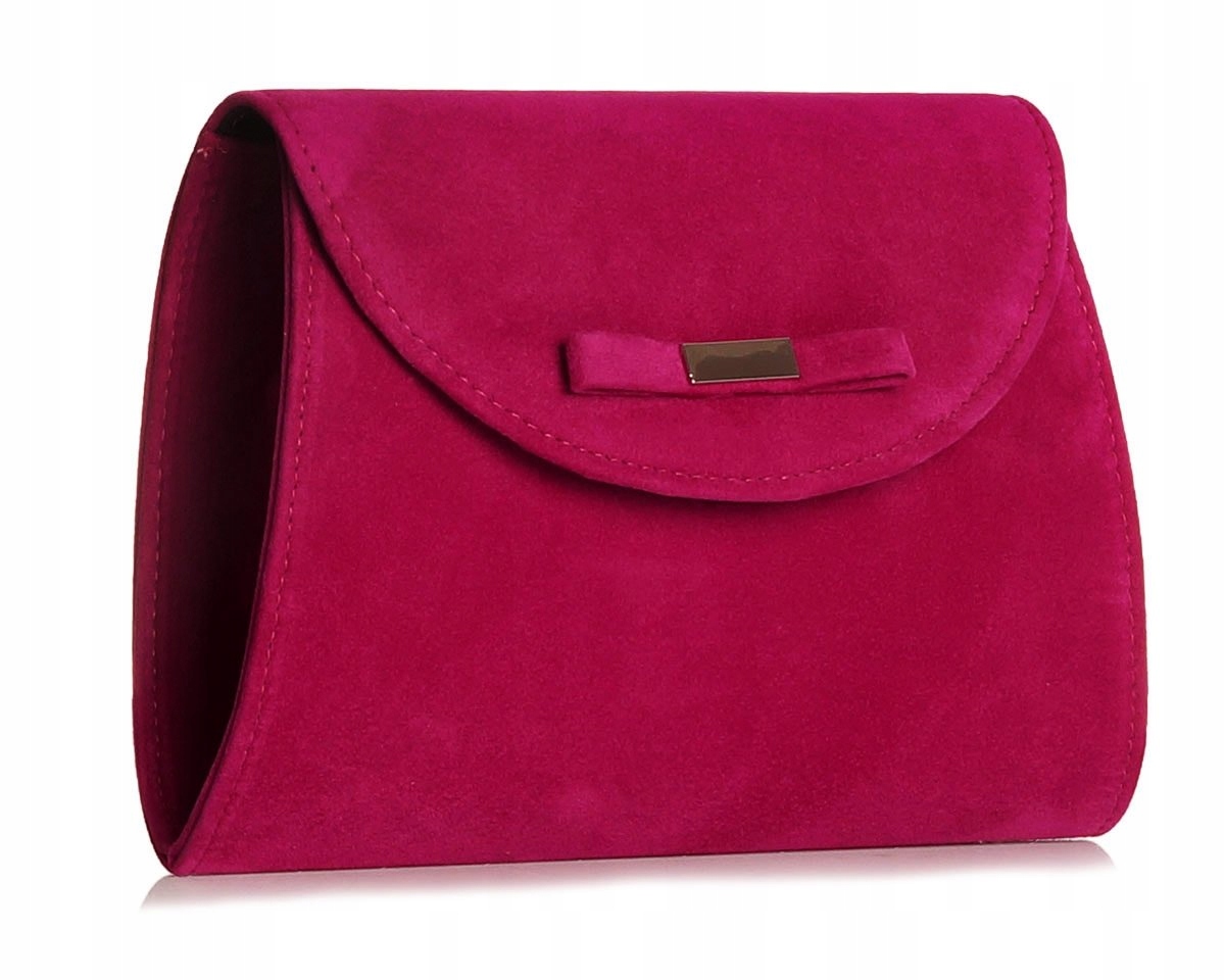 FUKSJA KOPERTÓWKA TOREBKA DAMSKA SOLOME D5 ZAMSZ Stan opakowania oryginalne