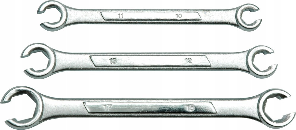 

3 x Vorel Klucze Otwarte Do Przewodów Hamulcowych