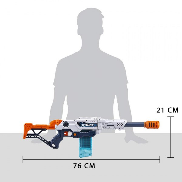 WYRZUTNIA PISTOLET X SHOT MAX ATTACK 24 STRZAŁKI Bohater / Bajka brak