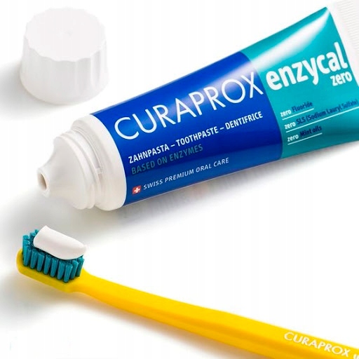 CURAPROX ENZYCAL ZERO PASTA DO ZĘBÓW BEZ FLUORU 75 Marka CURAPROX