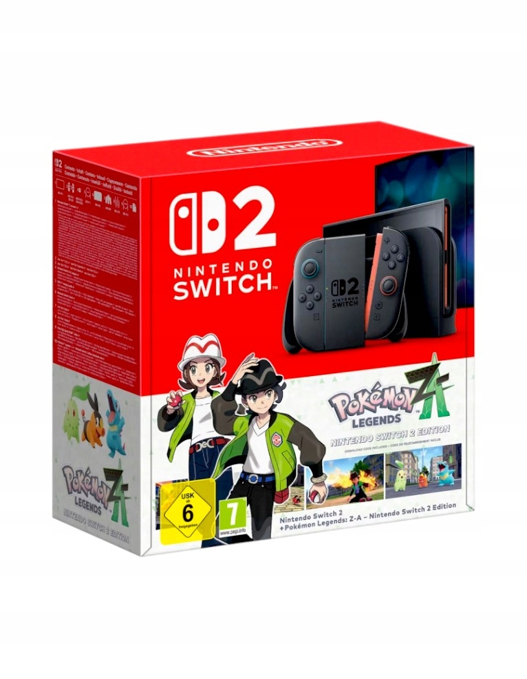 Konzola Nintendo Switch 2 Hra Pokémon Legends Z-a (na Kóde) Nová