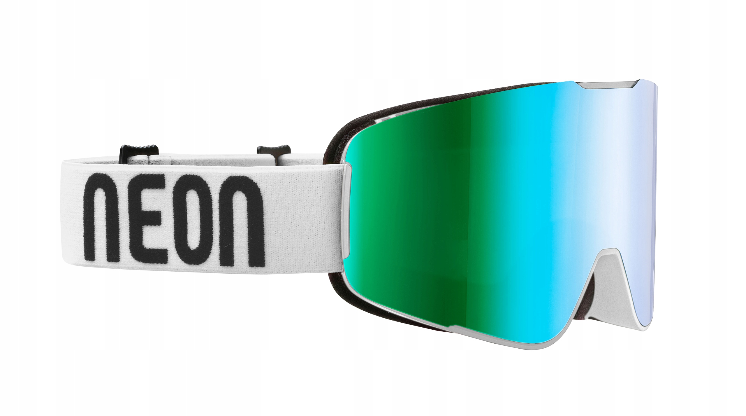 Lyžařské Brýle Neon Hype White Mirror Green CAT3