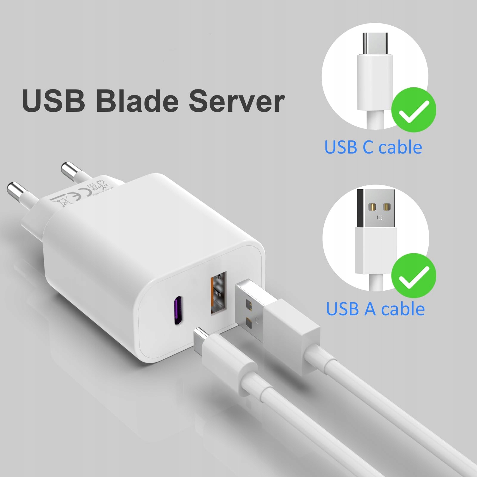 USB C VINFFS ADAPTER DO IPHONE IPAD SZYBKIE ŁADOWANIE — miniatura 5