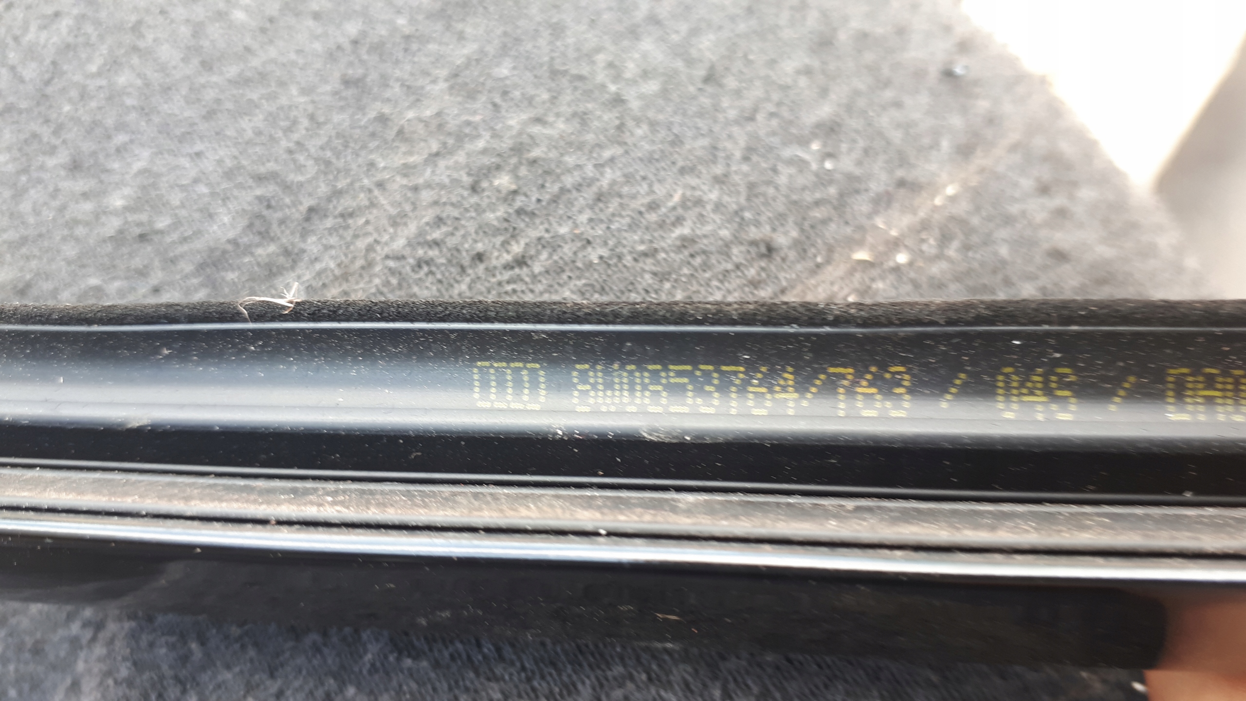A4 B9 8W S4 moulding windows door SLINE right rear part