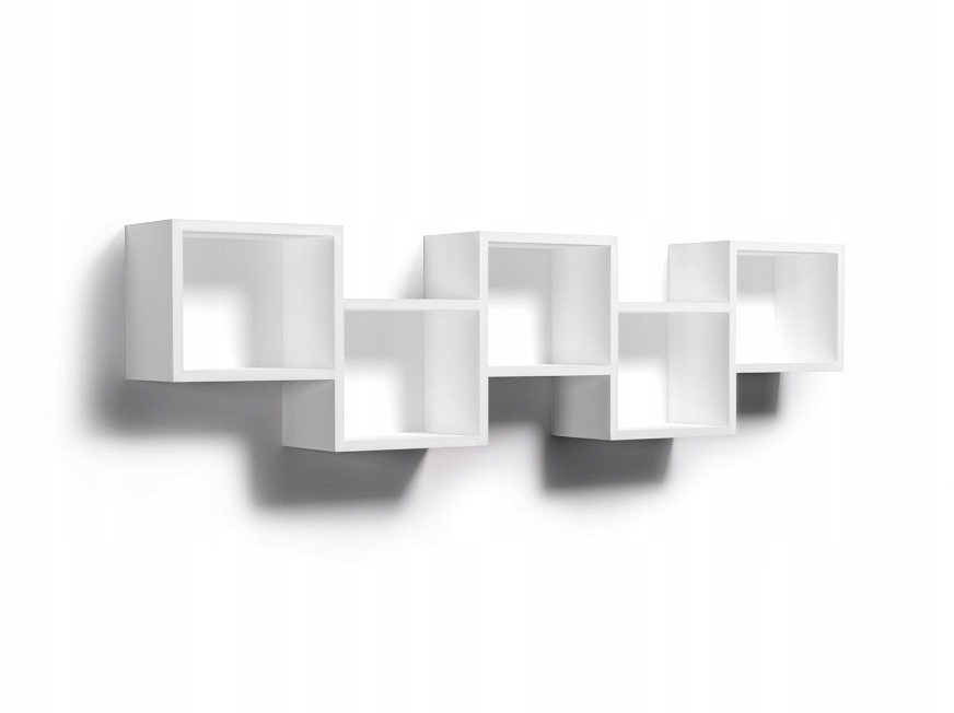 PÓŁKA WISZĄCA SZAFKA ŚCIENNA REGAŁ NA KSIĄŻKI MEBLE PRZEDPOKÓJ BIAŁY 13 Kod producenta PÓŁKA WISZĄCA REGAŁ NA KSIĄŻKI SZAFKA ŚCIENNA